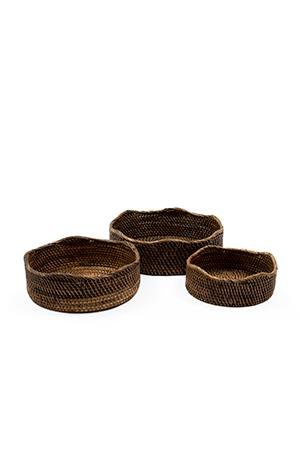 BOWL FRUTEIRA REDONDO RATTAN CJ 3 UN